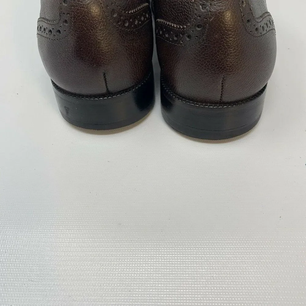 Cole Haan Benton MDL Wing II Derby Chocolate Grain Leather Mens Size 8.5 M
